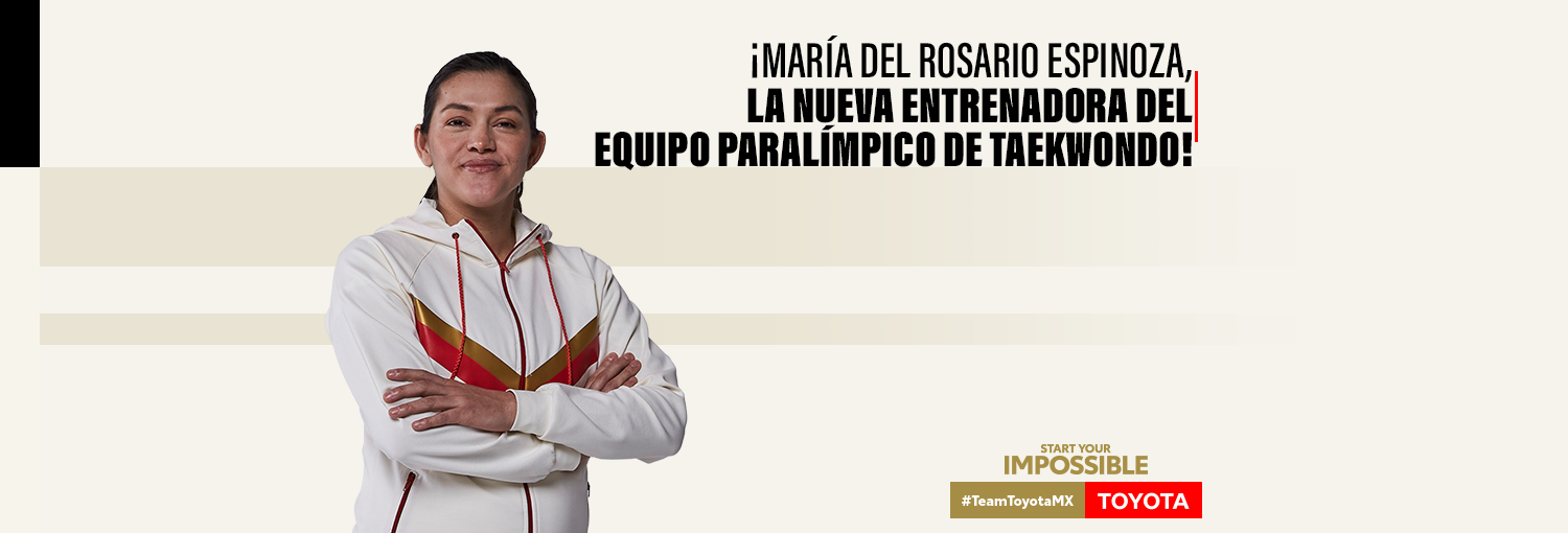¡María del Rosario Espinoza, la nueva entrenadora del equipo Paralímpico de Taekwondo!