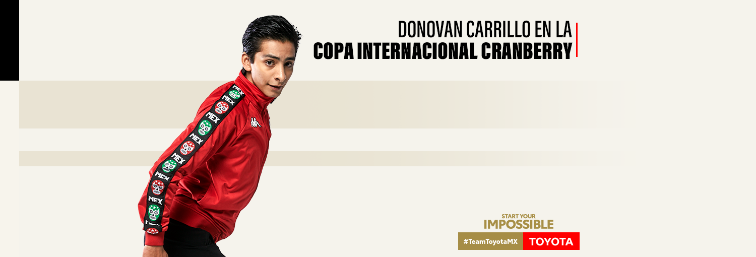 Donovan Carrillo en la Copa Internacional Cranberry
